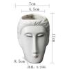 Novos produtos fornecem e-commerce transfronteiriço jardinagem Amazon vaso de cerâmica simples criativo personagens ornamentos de flores suculentas