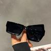 Gafas de sol con forma de ceja de estilo europeo y americano, para fotografía callejera, resistentes a los rayos UV y aptas para todo tipo de fiestas.