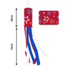 Nova Catavento Bandeira do Dia da Independência Americana, Biruta do Dia do Trabalho, Biruta de Decoração para Festa do Dia da Independência