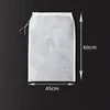 Saco de Filtro para Aquário Malha de Nylon 200 Mesh Tela para Aquário 100 Mesh Saco de Malha para Purificação de Água de Aquário Algodão para Filtro Material Filtrante