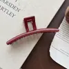 Pinza para el Cabello Roja Festiva de Navidad y Año Nuevo, Pinza de Tiburón, Pasador, Accesorio para el Cabello para Mujer, Adorno Versátil para el Cabello para la Parte Trasera de la Cabeza