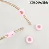 Anillos de Retención para Gafas de Silicona Suave de Colores, Ganchos Curvos Redondos para Orejas, Deslizadores para Patillas, Ganchos Fijos para Orejas, Mangas para Patillas para Niños