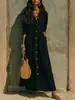 Colección de otoño 2026 europea y americana: Vestido largo blanco de alta gama, ajustado en la cintura, corte holgado, ropa para mujer talla grande, un artículo popular para ventas transfronterizas
