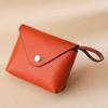 Porta-moedas personalizado de couro de vaca de camada superior completa para mulheres, porta-moedas, porta-cartões bancários, pequena bolsa de armazenamento para levar consigo