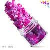 Juego de 12 lentejuelas de mariposa para decoración de uñas con láser, mezcla de lentejuelas, degradado multicolor, accesorios para decoración de uñas, pegatinas para decoración de uñas.