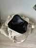 Bolsa de Tote Energética con Puntos Blancos Estilo Coreano Sensación Relajada Almacenamiento Multicompartimento Bolsa para Salidas de Estudiantes Universitarios Viajes