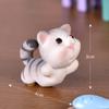 Gatito Travieso mascota caricatura micro paisajismo accesorios jardinería diy adornos bonsái suculentas suministro puesto