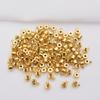Não desbote 24k vácuo ouro posicionamento fivela pulseira colar fechamento posicionamento talão botão de pressão diy frisado fixação fivela acessórios