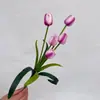 Buquê de Tulipas Artificiais com Toque Real Buquê de Casamento para Noiva Buquê Artificial de Flores Artificiais Adereços para Fotografia Coreana Flor de Seda