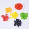 Casa de juegos de frutas mini de simulación de PVC, comida en miniatura para jugar, cereza, arándano, rodajas de piña, naranja, accesorios de frutas