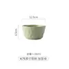Conjunto de Louça Cerâmica Prato Retangular Cor Sob Esmalte Estilo Ins High-End Tigela e Prato Conjunto Doméstico Tigela para Sopa e Macarrão Tigela de Arroz