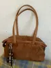 Shuai Mijia 2026 Colección Otoñal Nueva: Bolso Casual de Gran Capacidad para Debajo del Brazo, Bolso de Hombro Retro y Moderno, Elegante Bolso Almohada