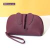 Cartera de Cuero de Moda Creativa de Elefante para Mujer, Bolso de Mano Largo con Diseño de Nicho, Bolso de Mano Suave de Cuero para Instagram, Venta al por Mayor