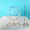 Envase para Dulces de Mascotas de 10 cm Frasco de Comida Rpet Botella Transparente de 450 ml Frasco de Empaque Bola de Sales de Baño Empaque Líquido