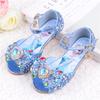 Sandalias para Niñas Zapatos de Cristal Nuevos Zapatos de Princesa para Bebé Niños Verano Niñitas Elsa Frozen Zapatos de Suela Blanda