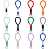 Lanyard para Llaves Colorido Trenzado Nudado Correa para Teléfono Correa de Muñeca Antiperdida Lanyard para Botella de Agua Accesorio para Bolso Dopamina