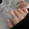 Anillo de Palma de Calavera Gótica Oscura Dulce y Fresco para Mujer, Anillo Abierto de Personalidad de Moda Retro para Commuter, Anillo de Dedo Índice Hip-Hop Tendencia