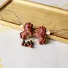 Chaveiro de Contas Perfumadas Popular de Ano Novo para o Ano do Cavalo, Pingente de Celular Atrai-Dinheiro de Boa Sorte, Joias de Estilo Chinês para Atacado