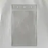 Suprimento Especial Transfronteiriço Porta-Crachá de Identificação ID de PVC Transparente à Prova d'Água Porta-Crachá de Fábrica ID de Trabalho Capa Protetora para Passe de Exposição