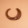 Pulsera Abierta de Acrílico Brillante Degradado Transfronteriza Europea y Americana, Pulsera de Estilo Minimalista Único, Joyería de Nicho de Alta Gama para Mujeres