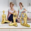 Ornamento de Figura Esportiva de Yoga e Dança de Luxo Nórdico para Quartos de Modelo, Salas de Estar, Escritórios, Decorações Criativas para Casa
