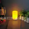 Luminária de Mesa Cilíndrica Estilo Retro Americano para Bar Restaurante Cafeteria Criativa Recarregável Lâmpada de Atmosfera Romântica