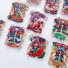 Nuevos Stickers Magnéticos 3D Tridimensionales para Refrigerador de Comida con Personajes de la Ópera de Pekín Originales, Caldo Frío, Brocheta Helada, Sandía Grande Helada