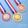 Medallas metálicas giratorias de alta gama personalizadas para eventos deportivos, medallas conmemorativas para carreras de maratón, medallas conmemorativas de metal