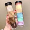 Versão coreana de 20 elásticos de cabelo de alta elasticidade sem costura Acessórios de cabelo simples Anel de cabelo Anel de toalha Atacado