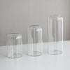 Amazon Vaso Pequeno de Vidro Borossilicato Transparente Arranjo de Flores de Vidro Recipiente para Plantas Hidropônicas Venda por Atacado de Fábrica