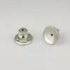 Nuevo Tapón de Oreja de Bala Chapado en Cobre Oro Real 18K Pendientes Grandes Tapón Trasero diy Accesorios de Joyería Hechos a Mano Pendientes