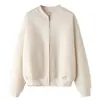 Ropa Europea y Americana Transfronteriza para Mujer AliExpress Venta Caliente Estilo Europeo y Americano Chaqueta Piloto con Cremallera Ropa Exterior Conjunto con Sudadera