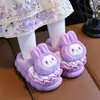 Novas pantufas de algodão infantis para outono e inverno para meninos e meninas, pantufas fofas de desenho animado para casa para meninas, pantufas de algodão para bebês e crianças pequenas