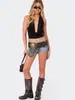 Europa y Estados Unidos transfronterizo 2025 primavera nuevo diseño de chaleco de cordones para mujer tendencia de chica hot con cuello halter sin espalda todo lo combina