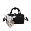 Bolsa Boston Feminina de Luxo 2026 Nova Moda Versátil Bolsa Transversal Elegante Bolsa Tote Pequena Bolsa Almofada