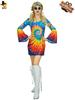 Falda retro hippie para mujer adulta faldas grandes para mujer estilo hippie de los años 60 ropa de fiesta y actuación distribución