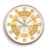 Reloj de Pared de Conocimiento de Salud para Control de Tiempo de Medicina Tradicional China Belleza Tradicional y Tienda de Terapia de Pies Reloj de Cuarzo Silencioso Reloj de Salud de Medicina Tradicional China