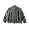 Ropa Vintage 25 Otoño Nuevo Marca de Tendencia Retro Japonesa Chaqueta de Trabajo Multibolsillos para Hombre Abrigo Holgado con Cuello Vuelto
