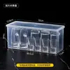 BNBS Caja de Almacenamiento Transparente para Copas de Vino Caja Organizadora para Tazas de Vidrio y Tazas de Té del Hogar a Prueba de Polvo y Humedad