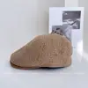 Boina Versátil Retro Estilo Británico Que Hace Que la Cara Se Vea Más Pequeña, Nueva Moda de Primavera para Mujeres, Elegante Boina de Pintor, Se Usa Hacia Atrás