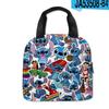 Bolsa de almuerzo con diseño de estrella de Stitch, lonchera de dibujos animados de Stitch para bebé, bolsa de picnic de papel de aluminio, lonchera portátil, bolsa de hielo