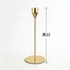 Suporte de vela de ferro galvanizado de Natal transfronteiriço, ornamento de artesanato de metal minimalista nórdico, decoração de casa da fábrica de origem