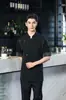 Uniforme Blanco de Chef, Nuevo Modelo de Verano, Manga Corta, Transpirable, Ropa de Trabajo de Cocina de Catering para Hotel de Alta Gama