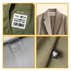 Etiquetas Laváveis em Gradiente, Tags de Gola de Marca Registrada, Etiquetas de Algodão Removíveis para Roupas, Etiquetas Laváveis Ecológicas, Etiquetas Impressas, Personalização em Pequenos Lotes
