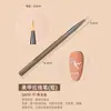 Conjunto de Pincéis para Nail Art, Pincel para Esmalte em Gel Gradiente, Ferramenta para Pintura à Mão com Fototerapia, Pincel para Nail Art Pintado Desfocado