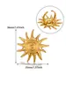 Joias Transfronteiriças Europeias e Americanas Anel Aberto de Sol em Aço Inoxidável Moda Simples Luxo Leve Personalidade Joias de Alto Padrão Atacado