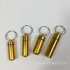 Botella de medicina para exteriores aleación de aluminio llavero botella colgante Mini impermeable pequeño frasco de medicina primeros auxilios pastillero sellado