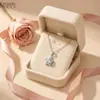 Colar Estrela de Cinco Pontas Totalmente Cravejado Cross Venda Quente Zircônia Estrela Pingente Fresco e de Alto Padrão Design de Luxo Leve Joia