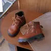 Nuevas Botas Infantiles Otoño 2026 Moda Versátil Suela Blanda Botines para Niña Estilo Coreano Punta Ancha Botas para Bebé