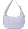 Bolso pequeño de plumón de moda para mujer, Bolso de hombro de nailon, Cartera y Bolso de mano con correa de hombro ajustable